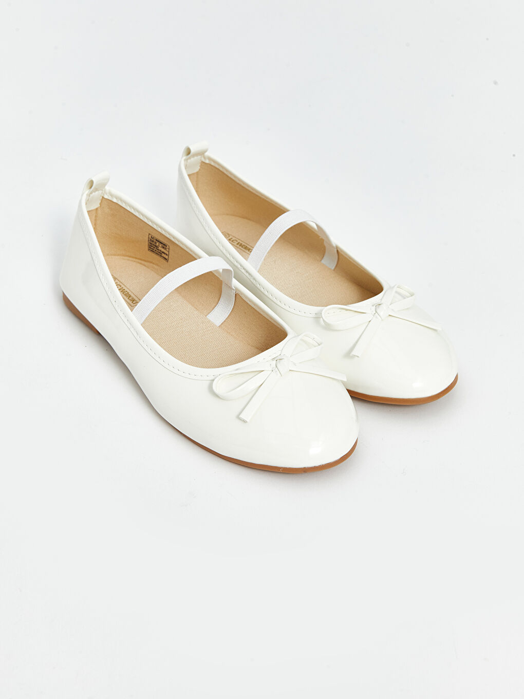 Girl WHITE Ballet Flats -S5CE36Z4-J5E