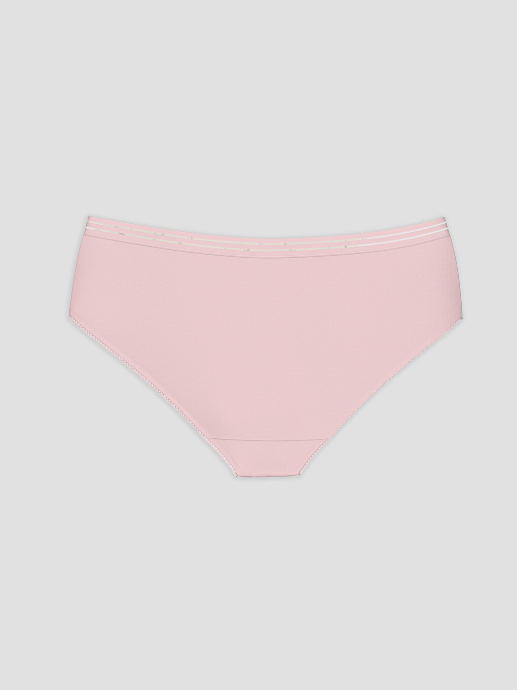 Pembe Şerit Detaylı Hipster Külot-1