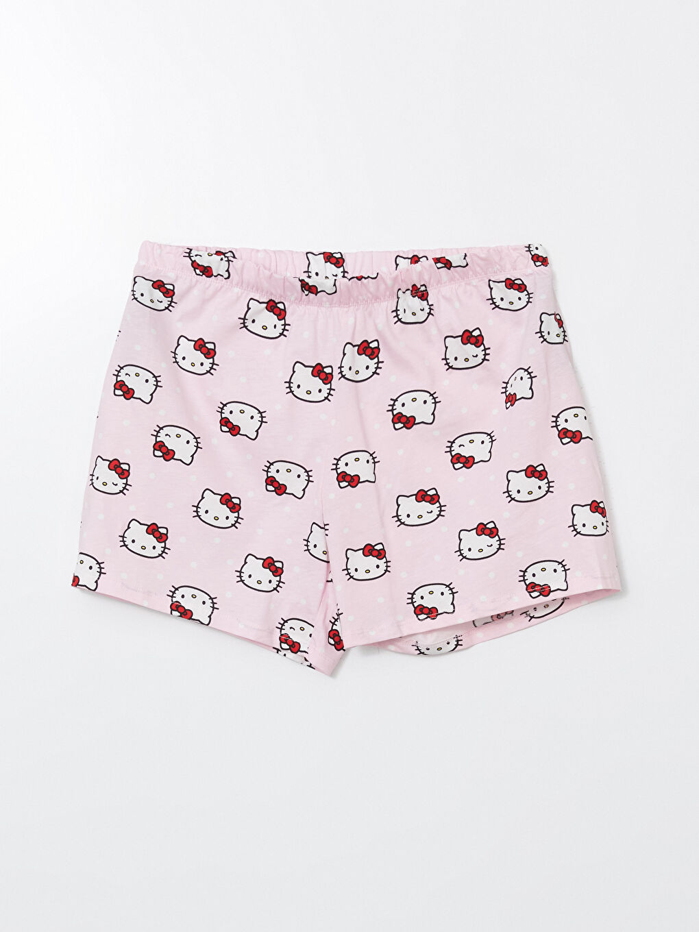 Hello Kitty Printed Women's Shortie Pyjama Set -S5CE74Z8-LT4