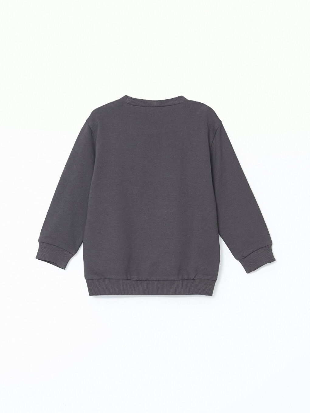 Antrasit Bisiklet Yaka Spider-Man Baskılı Erkek Çocuk Sweatshirt-2