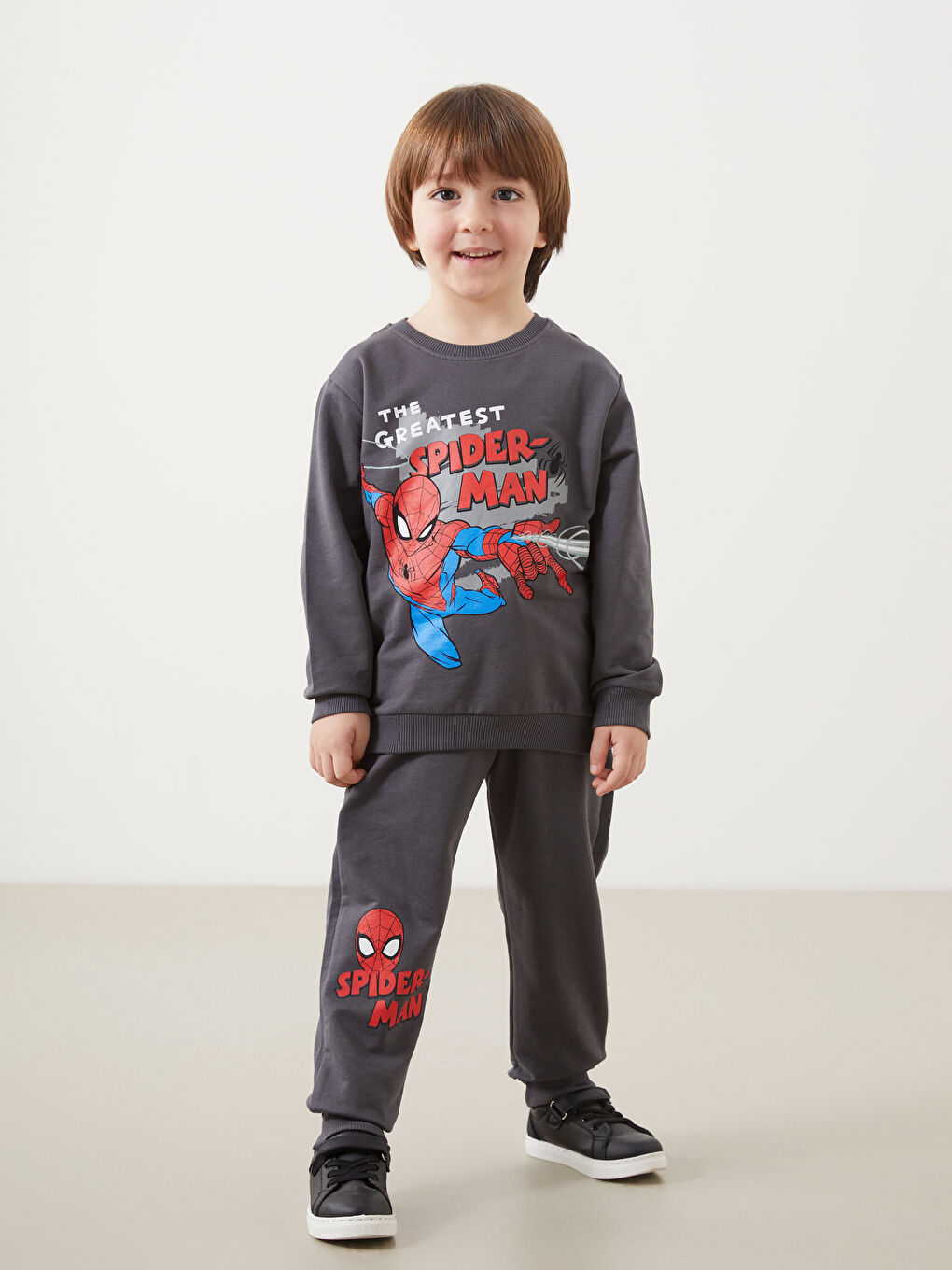 Spider-Man Printed Sweatshirt And Sweatpants Set Of 2 -S5CF00Z1-HEF