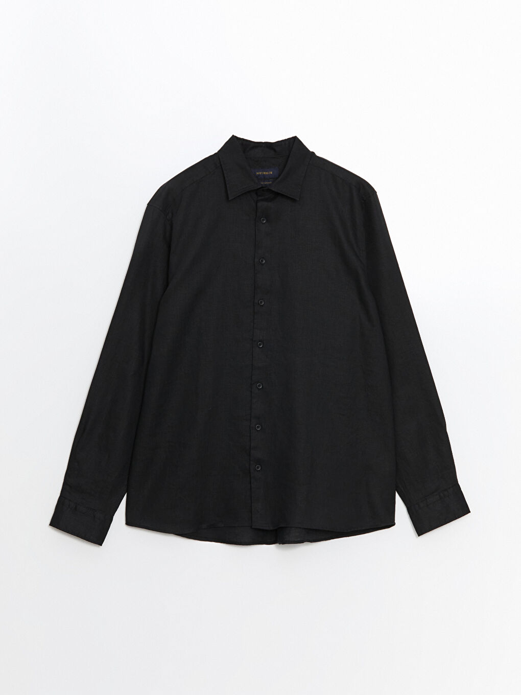 Regular Fit Long Sleeve Linen Men's Shirt -S5CF08Z8-CVL
