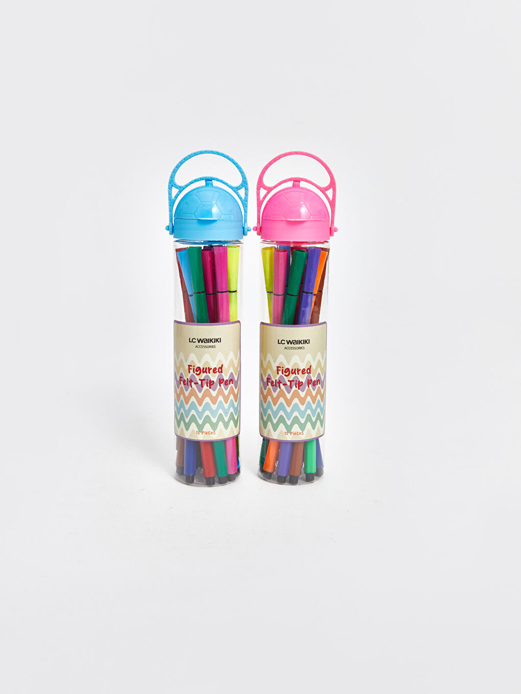 12 Parça Renkli Keçeli Kalem