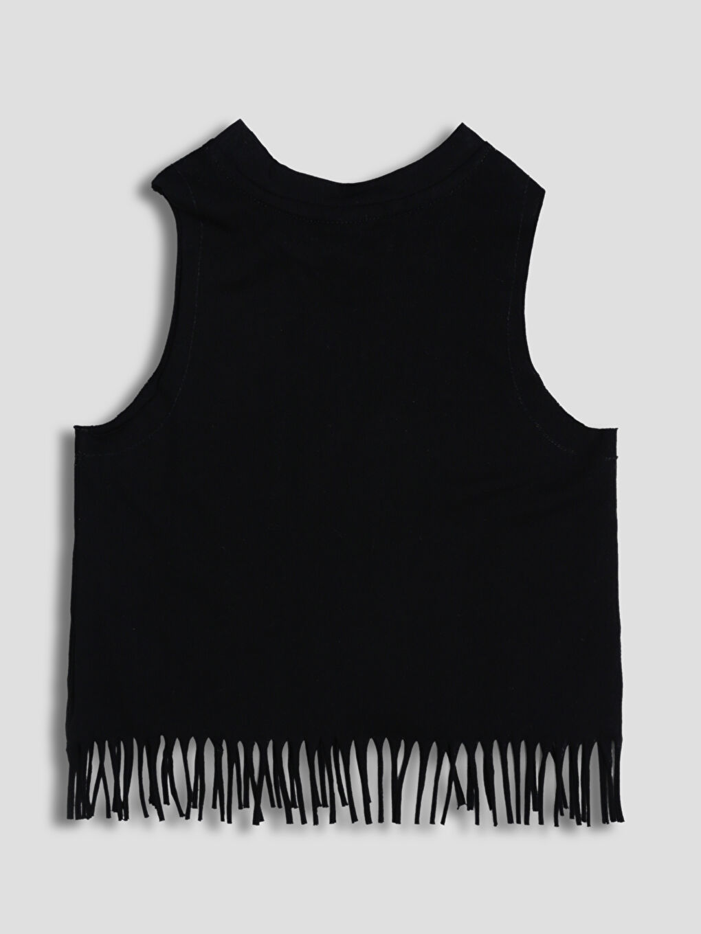 Crew Neck Printed Girls' Tank Top-1