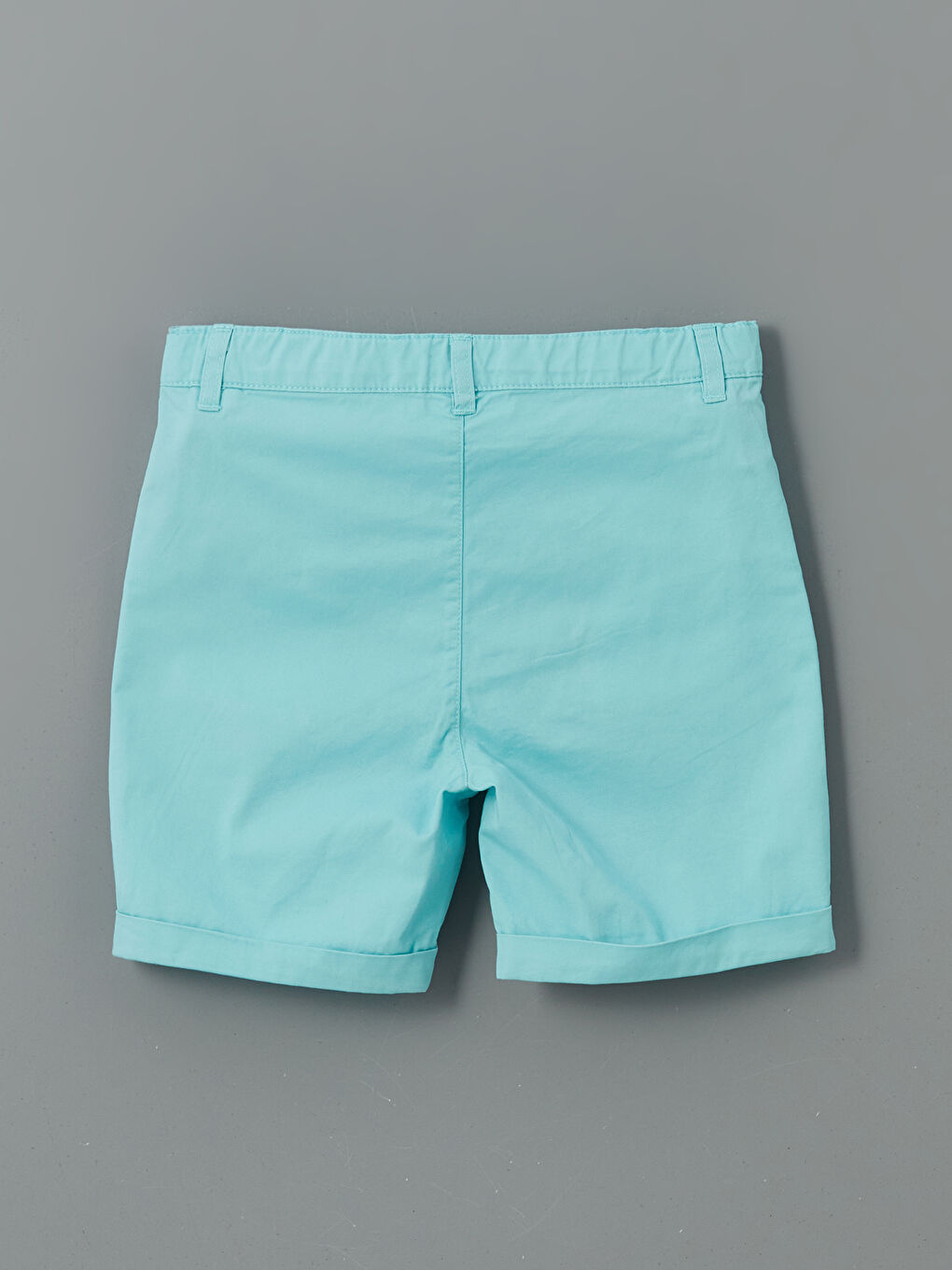 Yeşil Beli Ayarlanabilir Cepli Erkek Çocuk Şort-1
