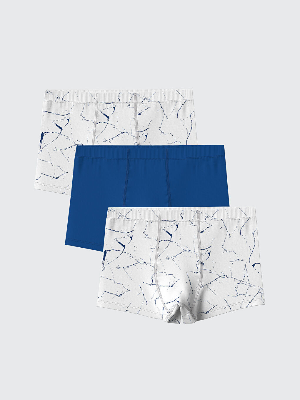 Printed Boys' Boxer Trunks 3-Pack -S5CG38Z4-LU7