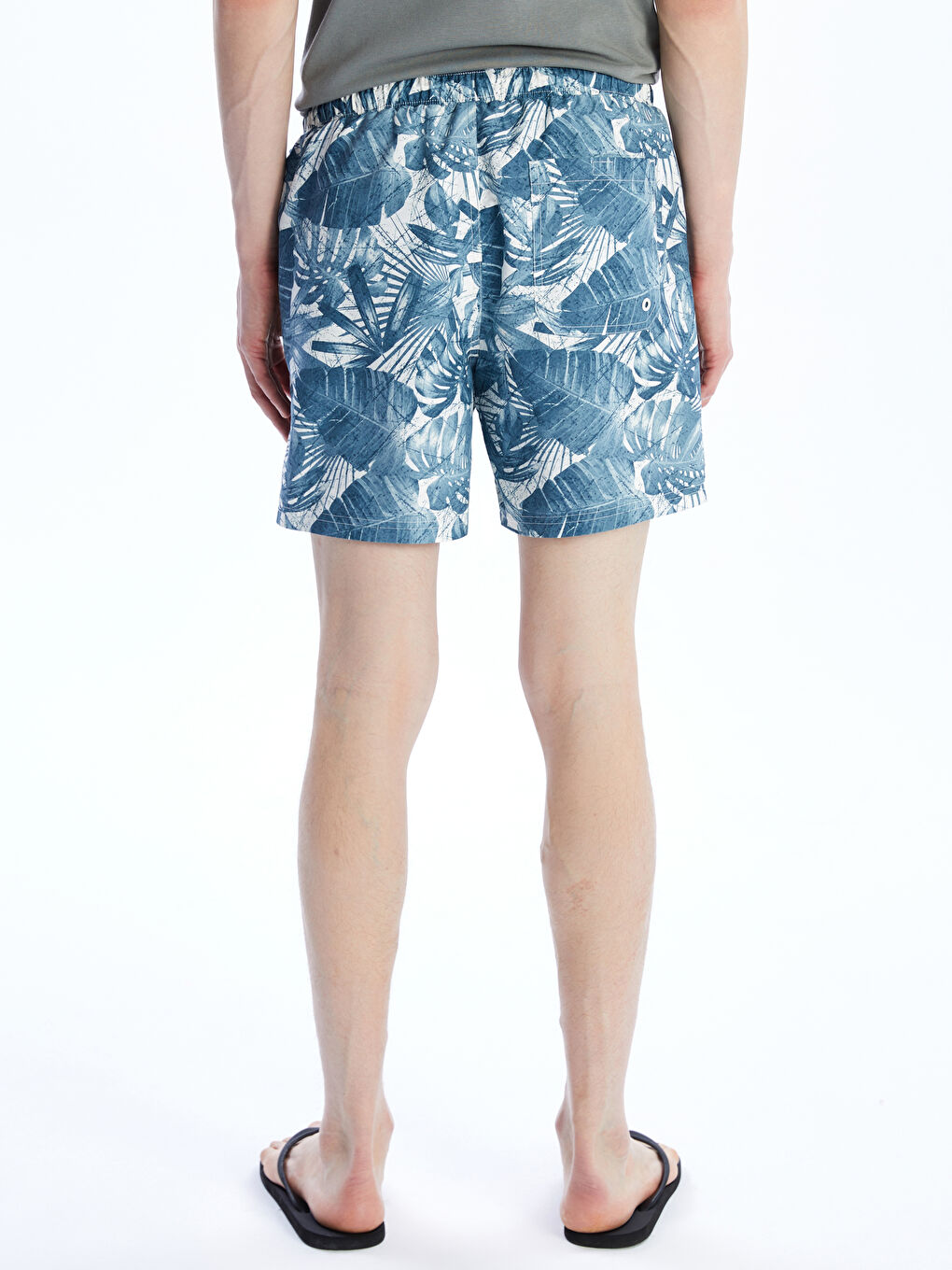 Short Patterned Men's Swimming Shorts -S5CG48Z8-LRR