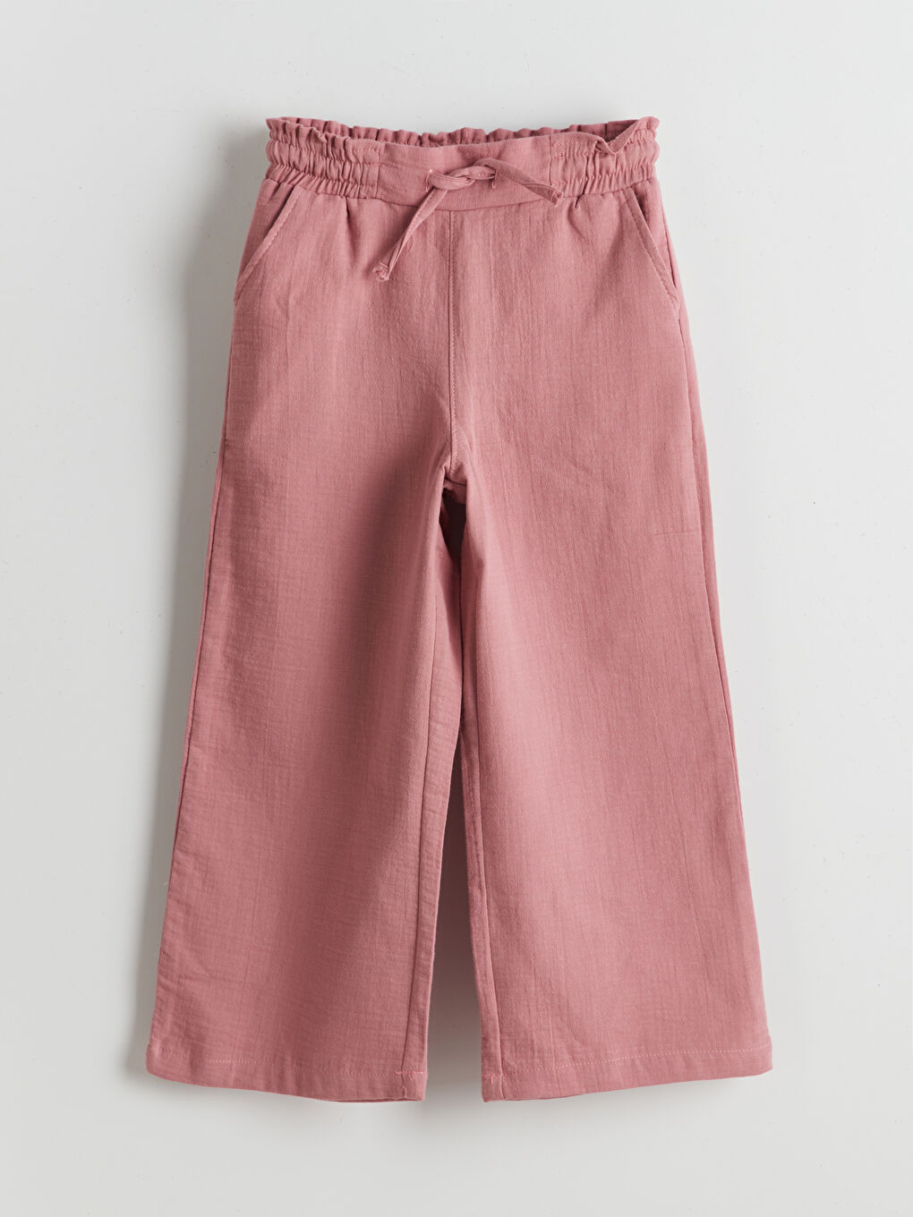 LCW Kids Elasticated Waist Girls' Trousers -S5CG60Z4-GDD