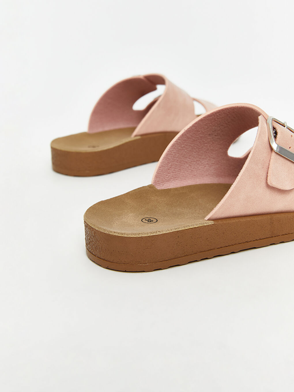 Women's Double Banded Slippers -S5CG90Z8-DRH