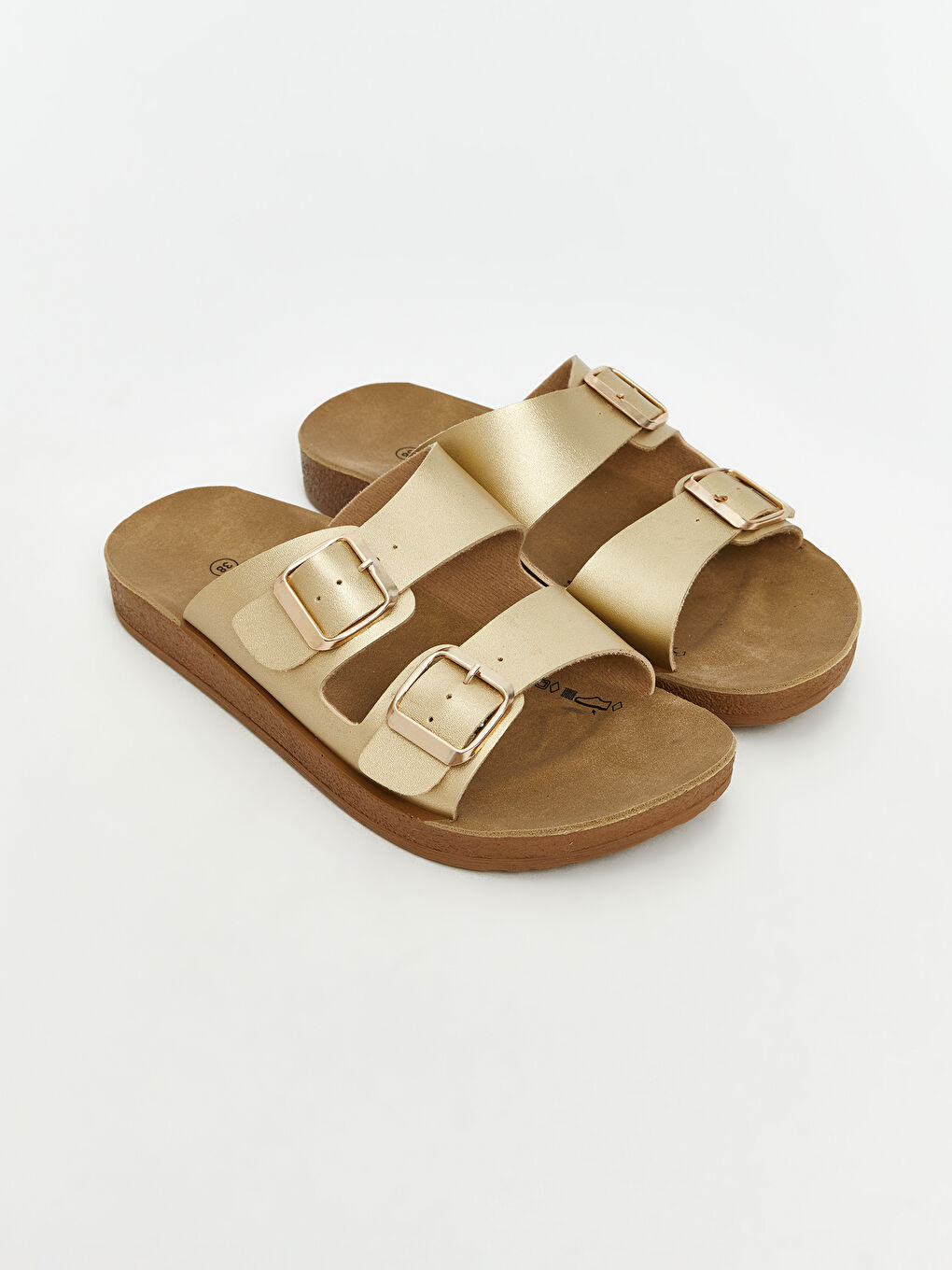 Double Strap Women's Sliders -S5CG90Z8-GHW