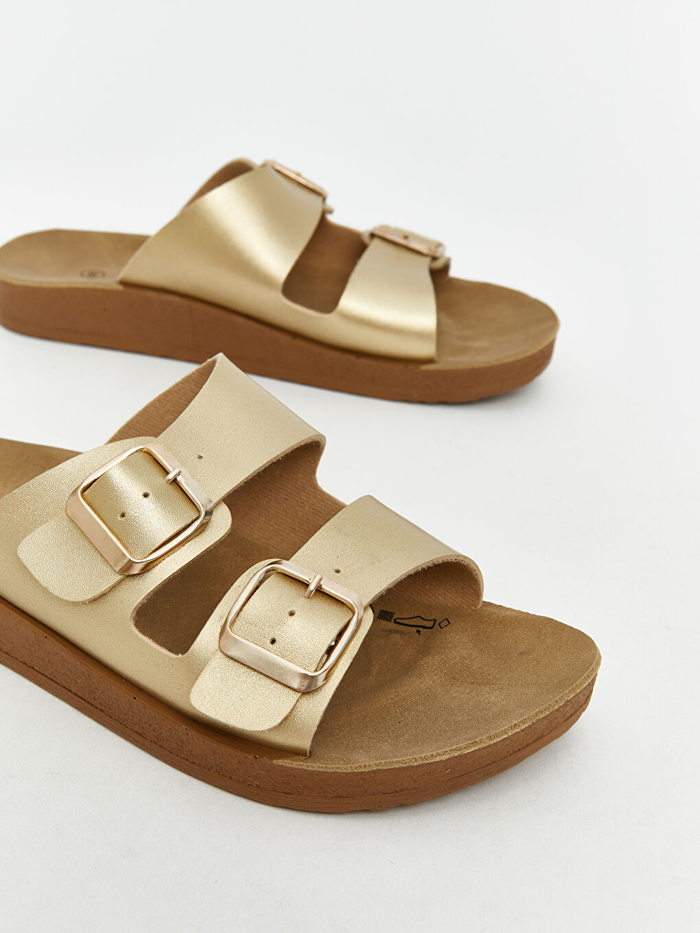 Double Strap Women's Sliders -S5CG90Z8-GHW