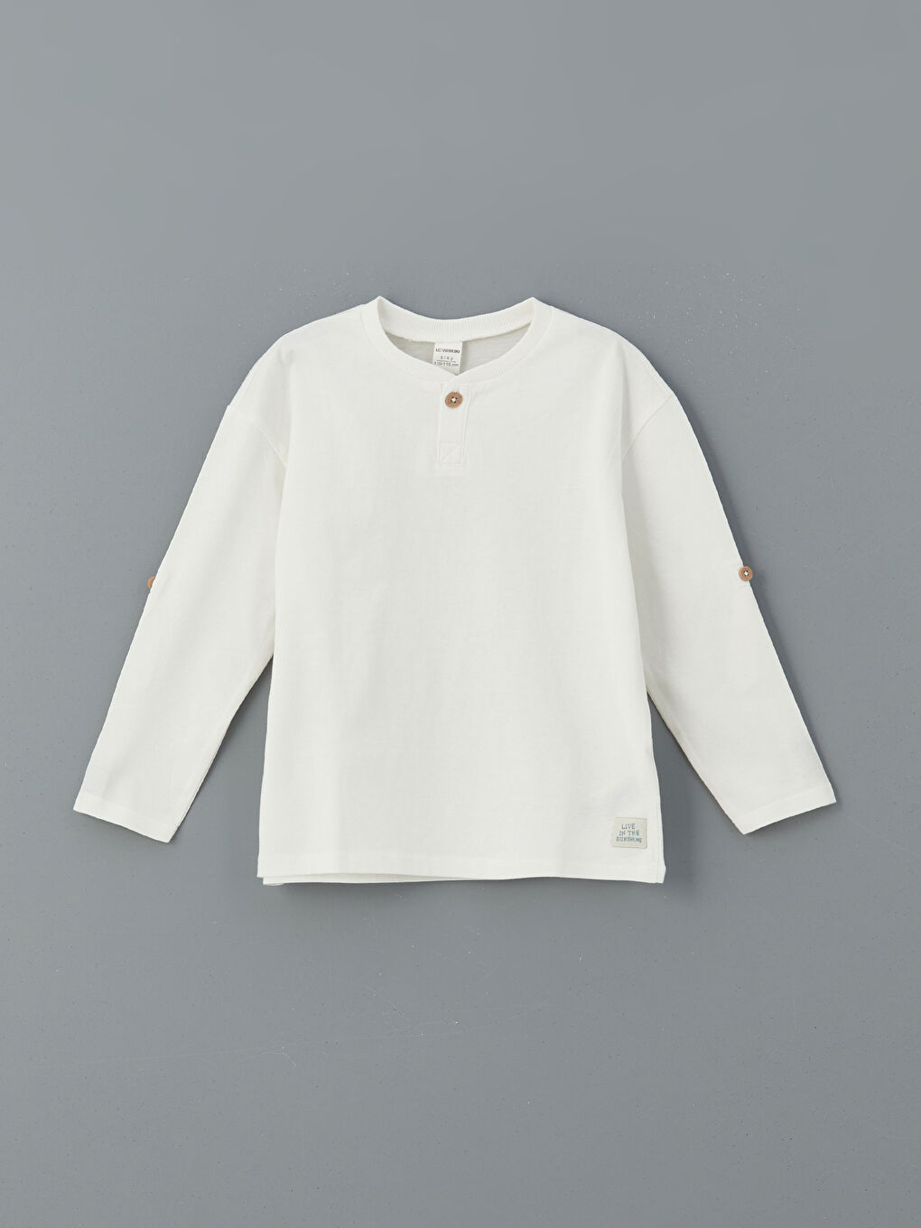 Crew Neck Basic Boys' T-Shirt -S5CH13Z1-FDU
