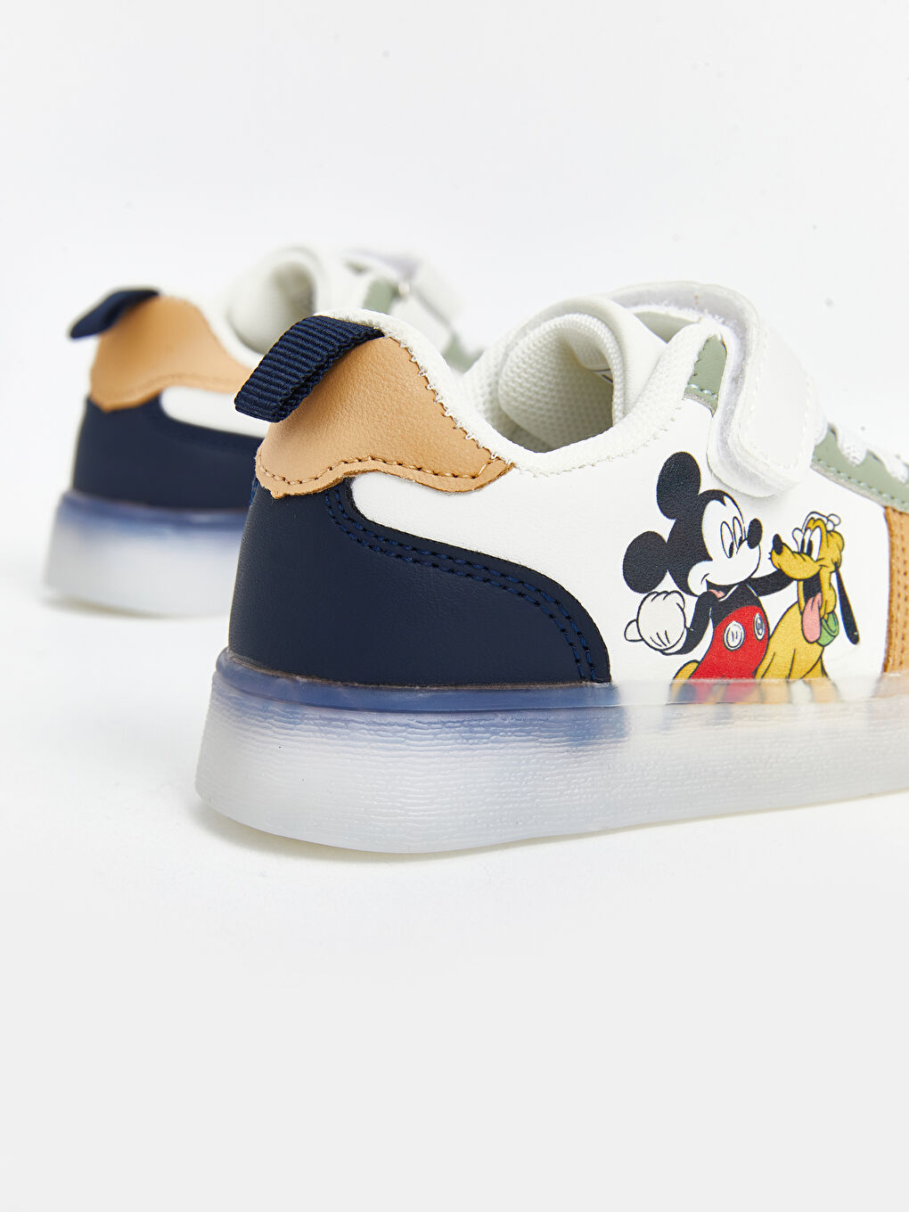 LC Waikiki Mickey Mouse Printed Light-Up Sole Baby Boys' Sneakers -S5CH27Z1-DXR