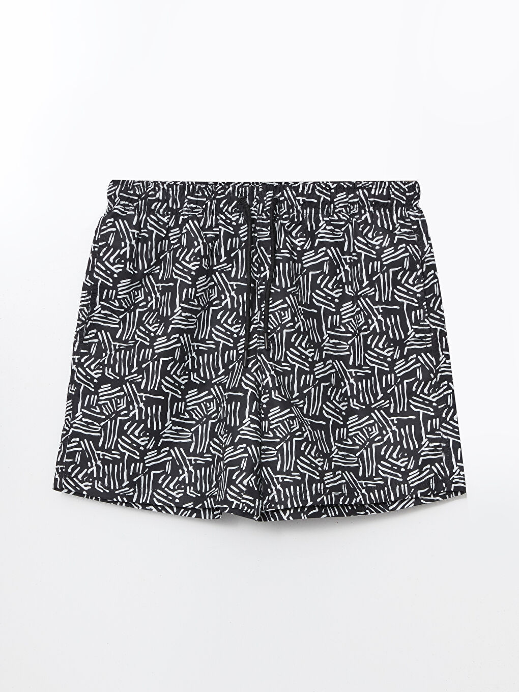 Short Patterned Men's Swimming Shorts -S5CH57Z8-LU7