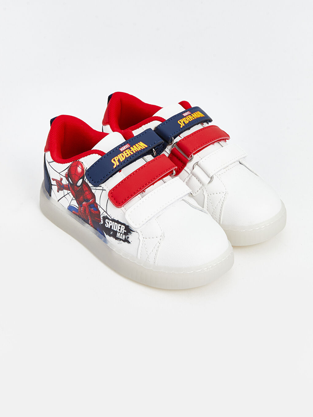 Spiderman Printed Light-Up Sole Boys' Sneakers -S5CH69Z4-Q6K