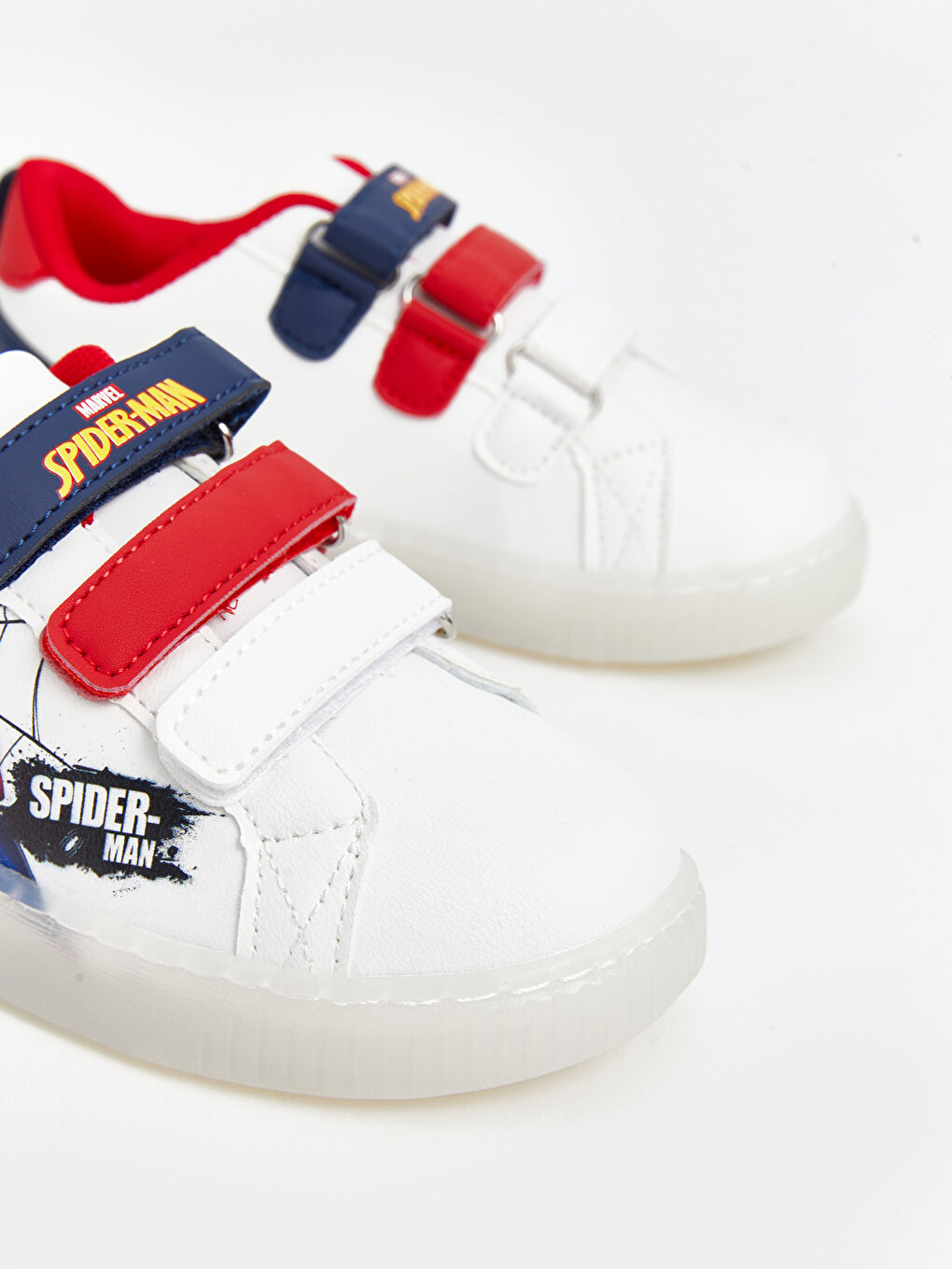 Spiderman Printed Light-Up Sole Boys' Sneakers -S5CH69Z4-Q6K