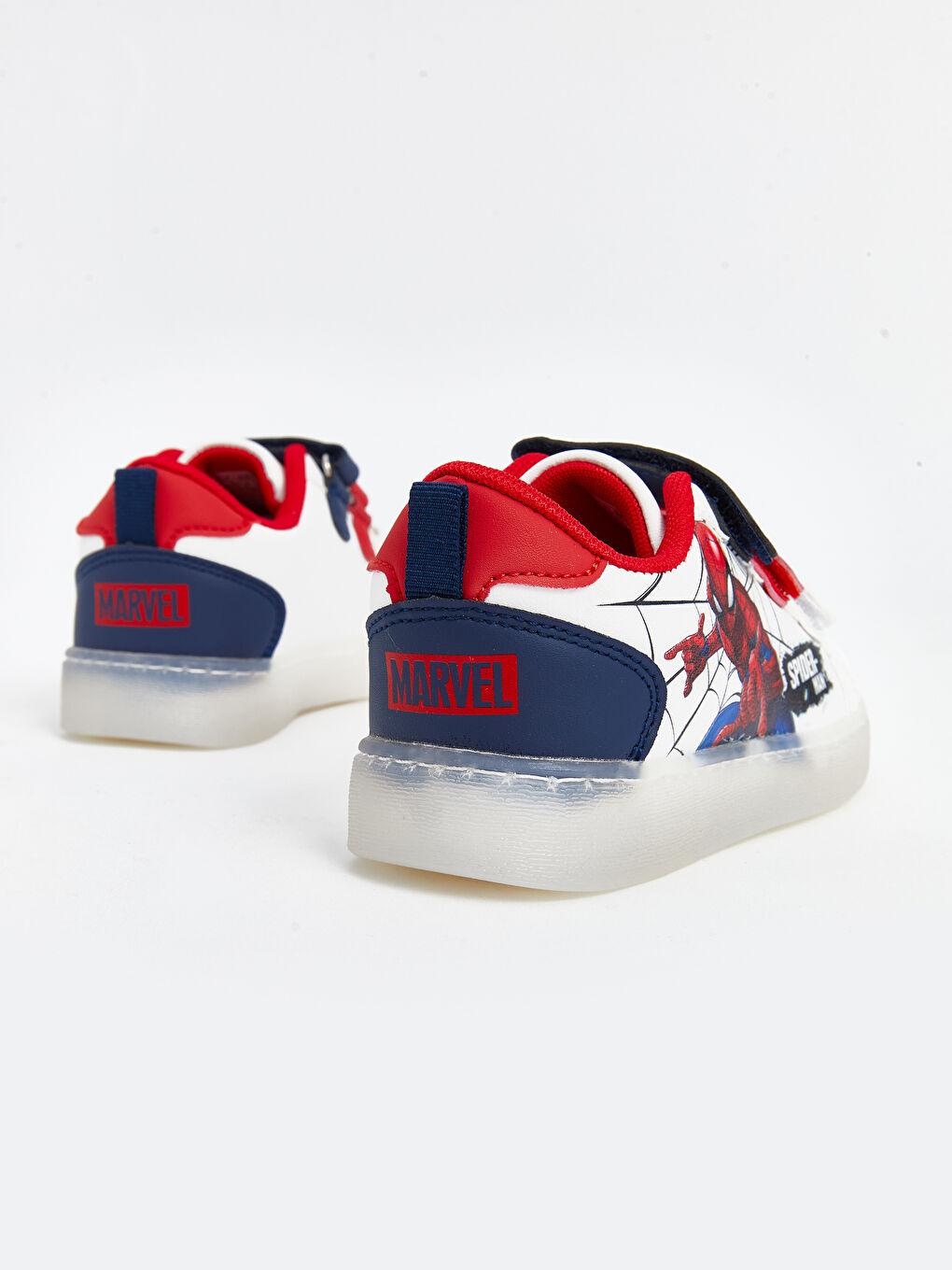 Spiderman Printed Light-Up Sole Boys' Sneakers -S5CH69Z4-Q6K