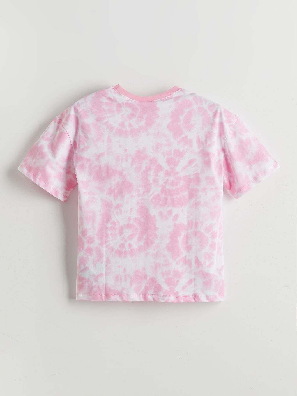 Beyaz Bisiklet Yaka Hello Kitty Baskılı Kız Çocuk Pijama Üst-1