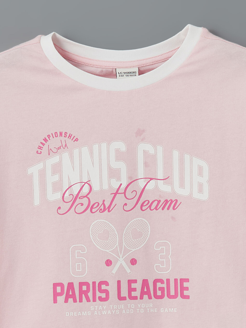 Crew Neck Girl's T-Shirt and Short Skirt -S5CI04Z4-FYX