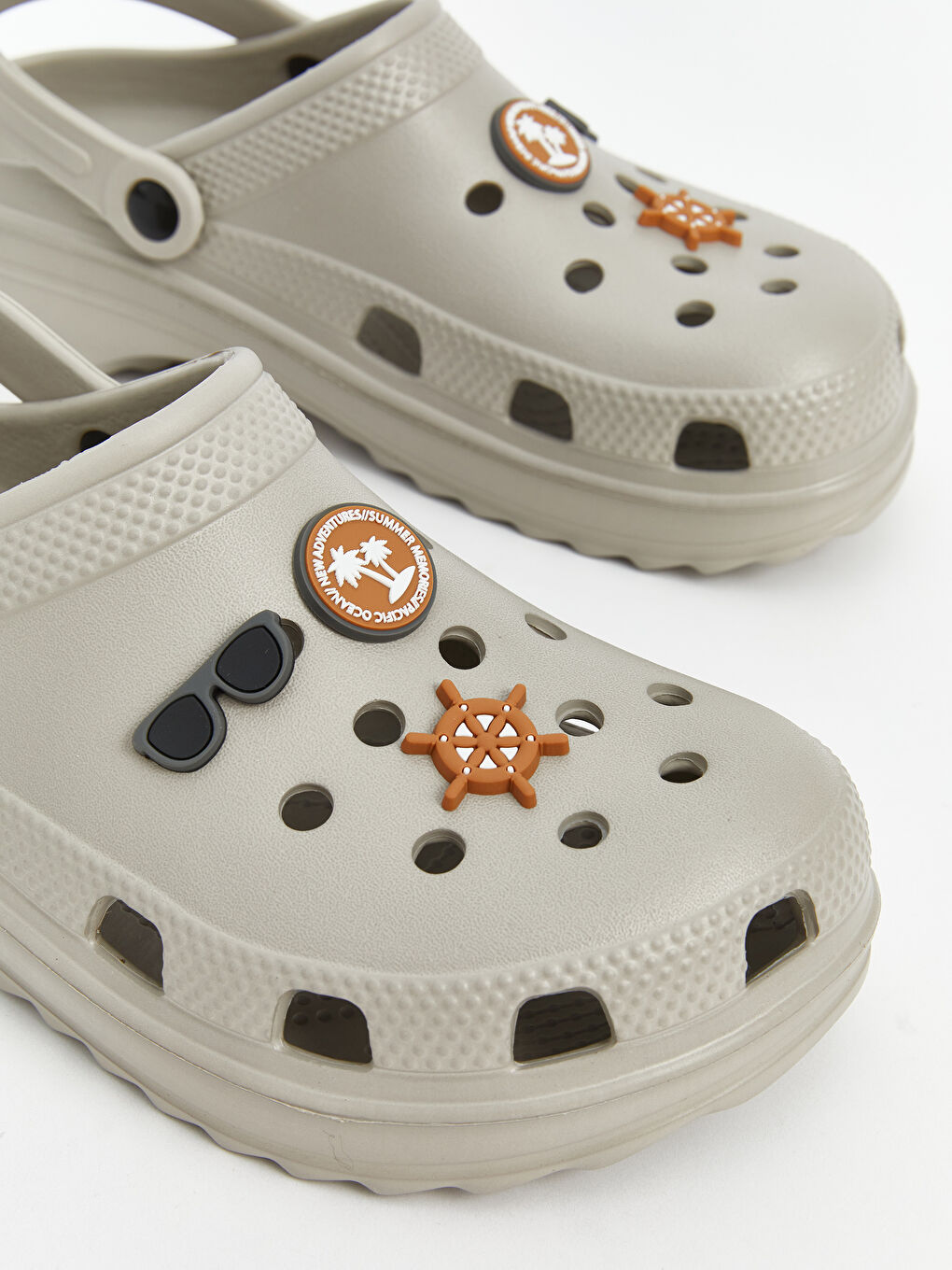 LCW STEPS Printed Men's Beach Sandal -S5CI07Z8-D8X