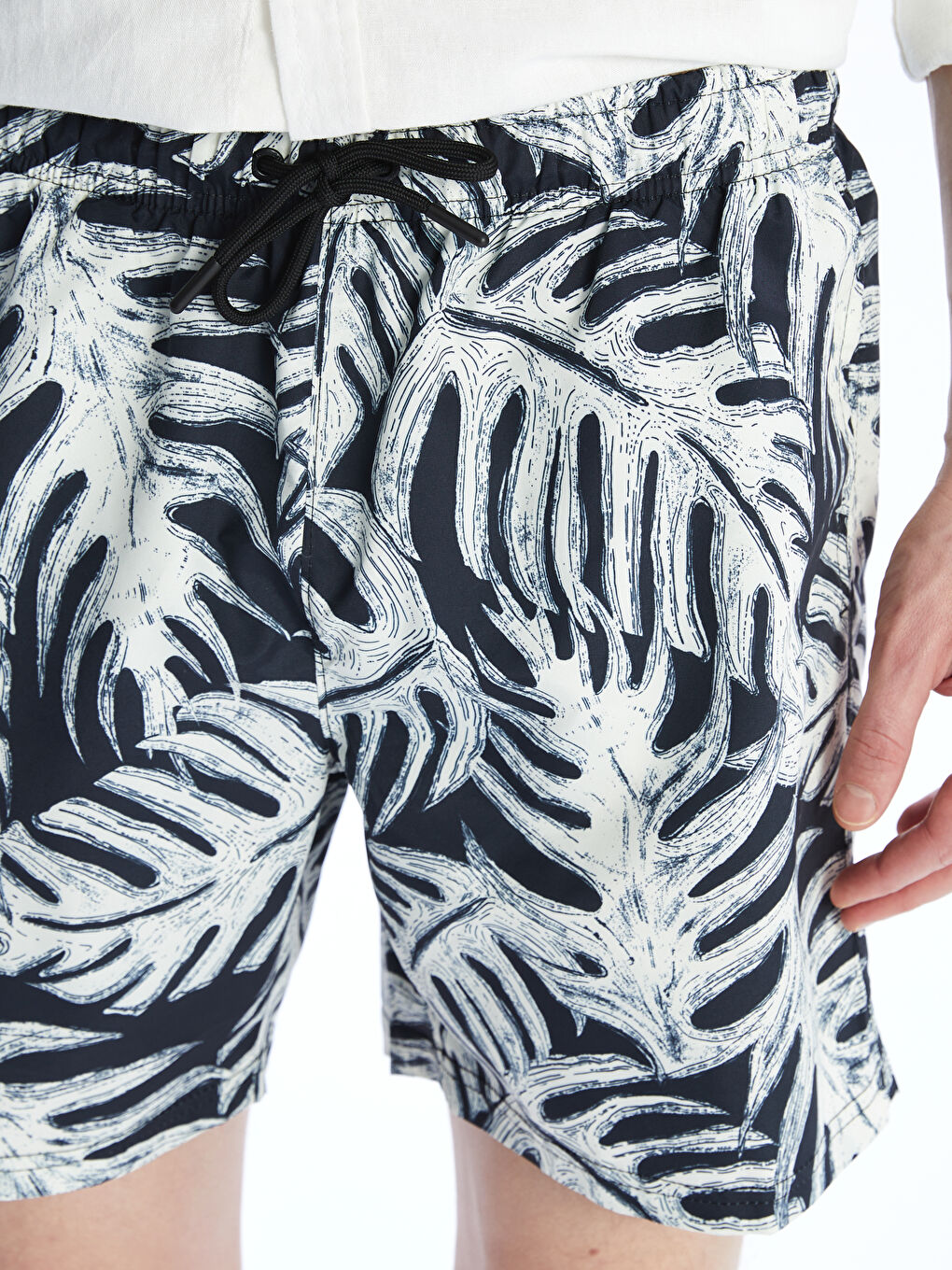 Short Patterned Men's Swimming Shorts -S5CI20Z8-LQB