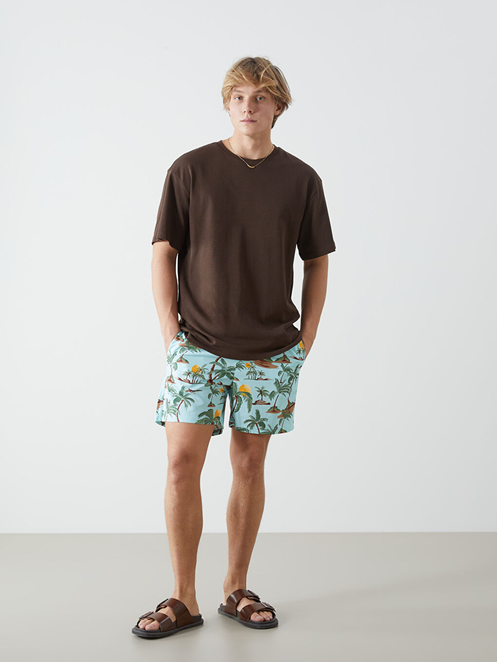 XSIDE Short Patterned Men's Swimming Shorts -S5CI31Z8-LU0