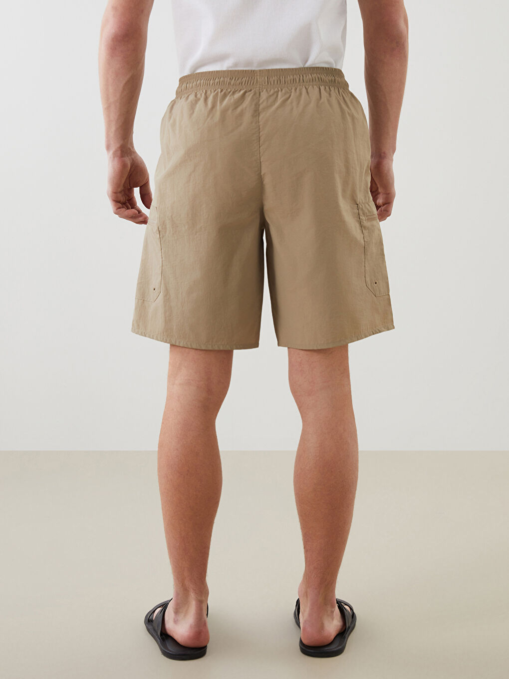 Basic Knee-Length Men's Swim Shorts -S5CI34Z8-QYV