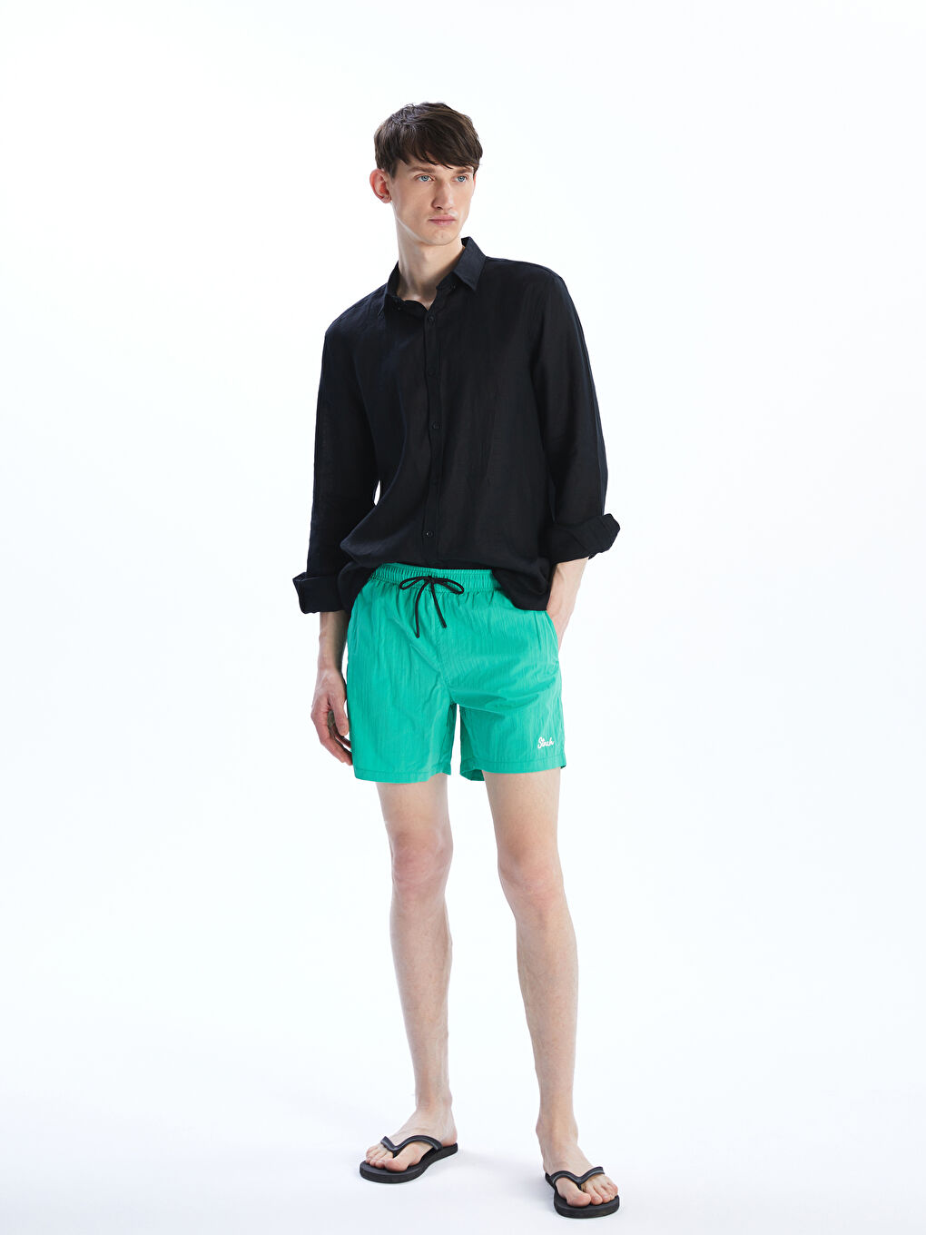 Short Length Men's Swimming Shorts -S5CI40Z8-FMW