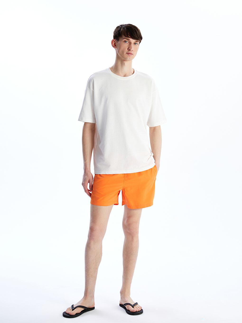 Short Length Basic Men's Swimming Shorts -S5CI41Z8-SWP