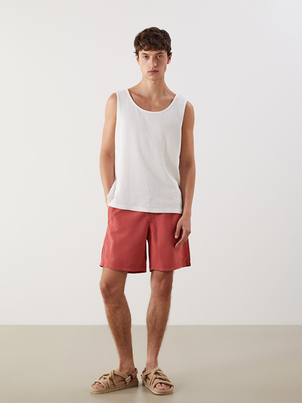 Short Length Basic Men's Swimming Shorts -S5CI43Z8-GQD