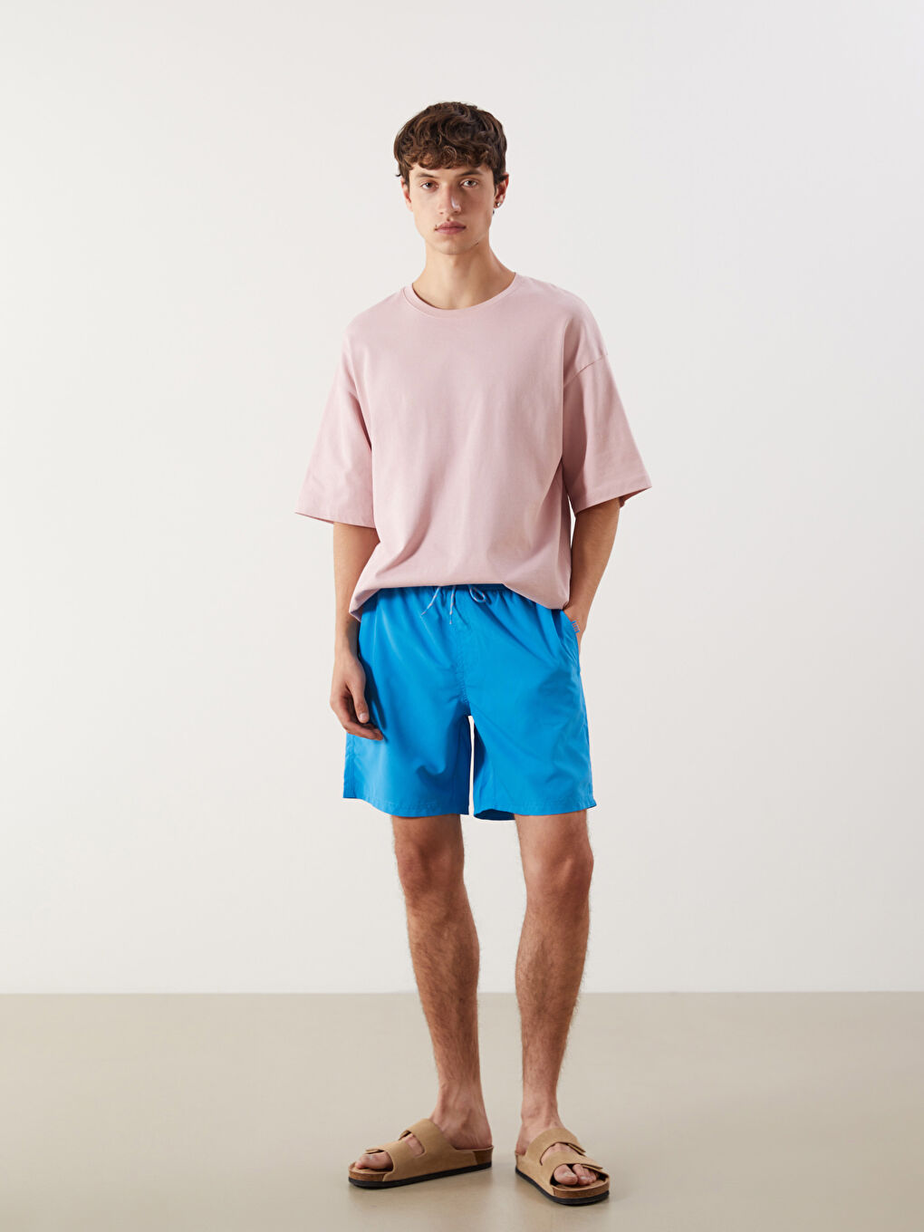 Short Length Basic Men's Swimming Shorts -S5CI43Z8-H5T