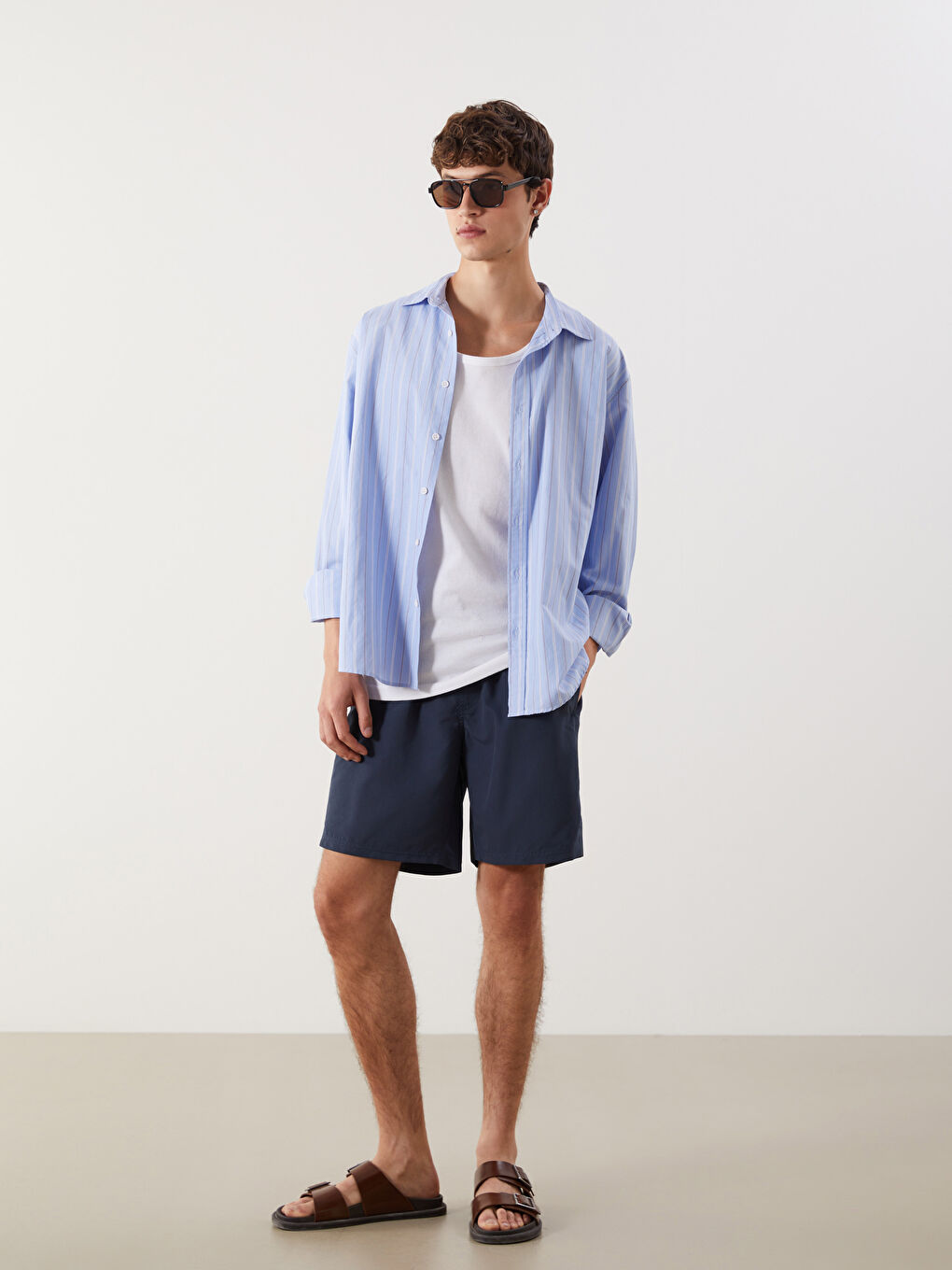 Short Length Basic Men's Swimming Shorts -S5CI43Z8-KAX