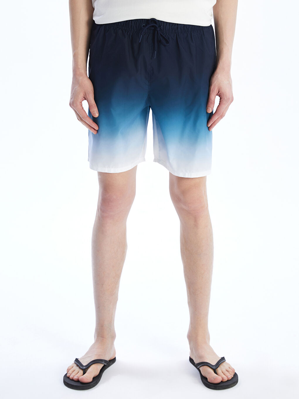 Short Patterned Men's Swimming Shorts -S5CI50Z8-LU0
