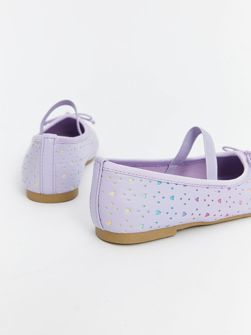 Heart Detailed Girls' Ballet Flats -S5CI61Z4-DP3