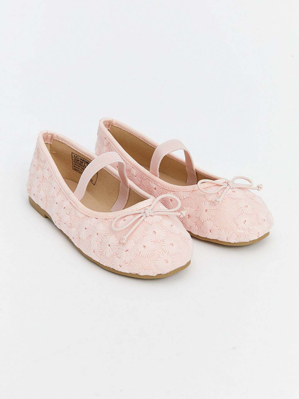 Embroidered Floral Girls' Ballet Flats -S5CI64Z4-E6T