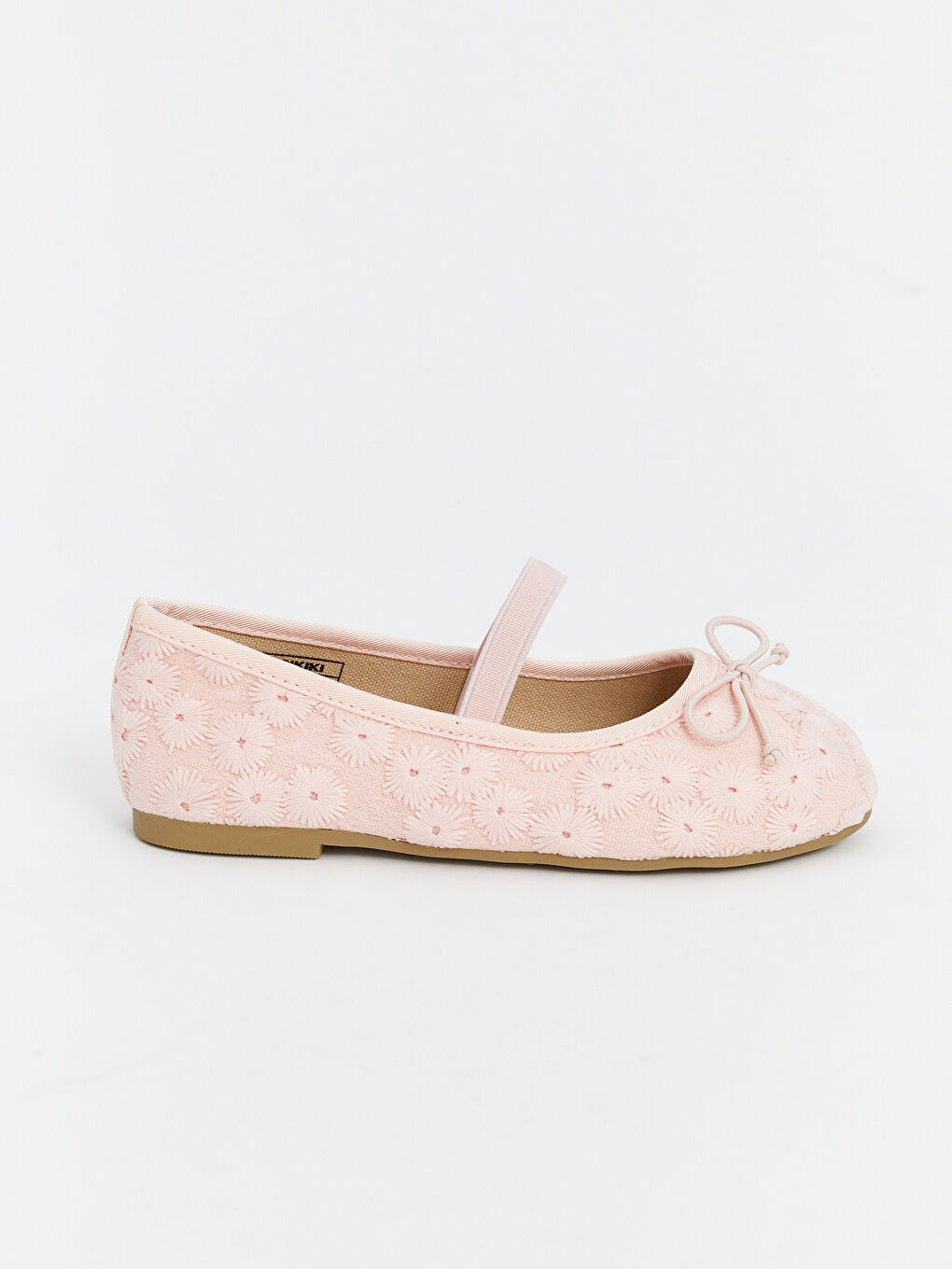 Embroidered Floral Girls' Ballet Flats -S5CI64Z4-E6T