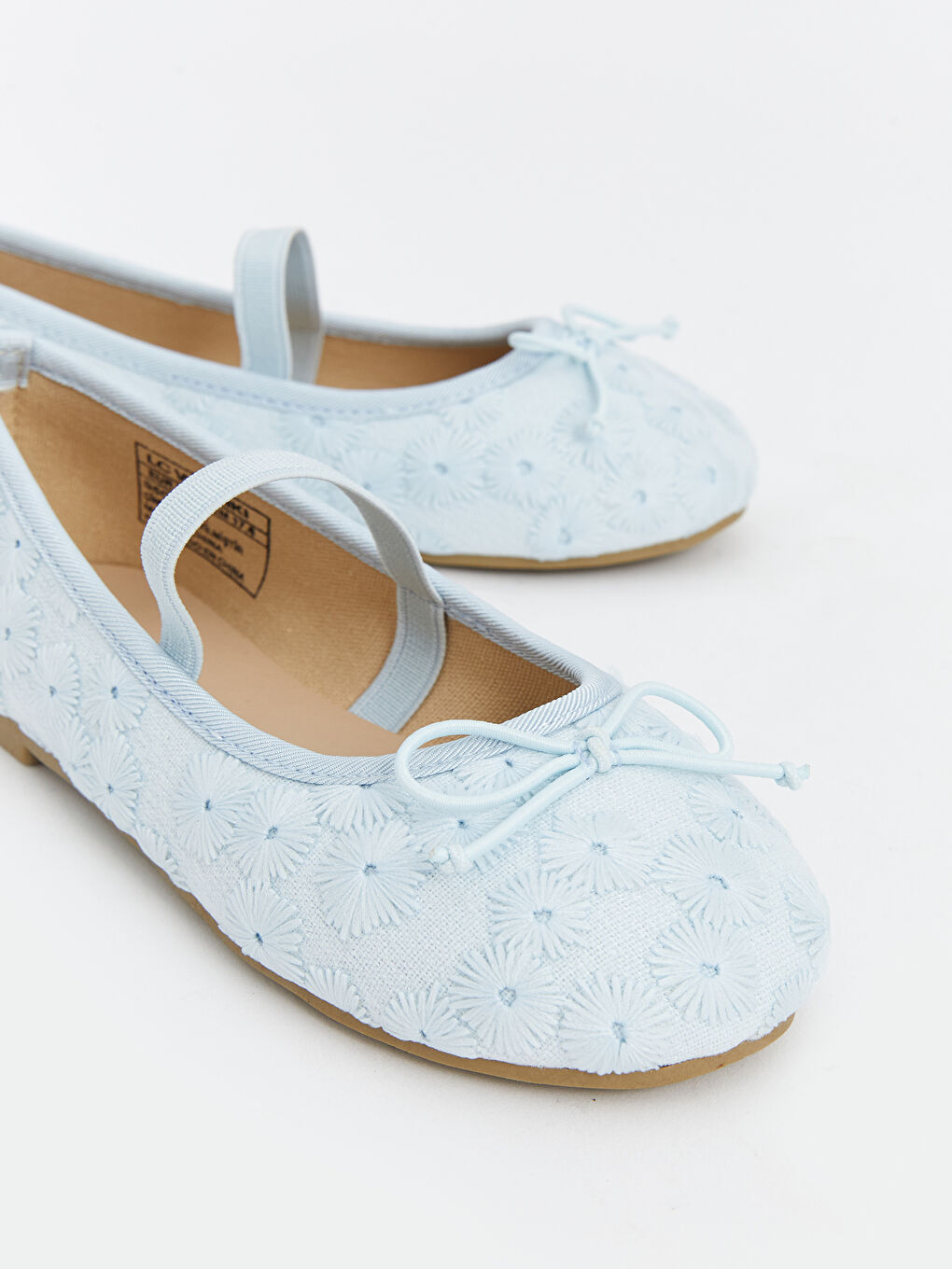 Embroidered Floral Girls' Ballet Flats -S5CI64Z4-YX7