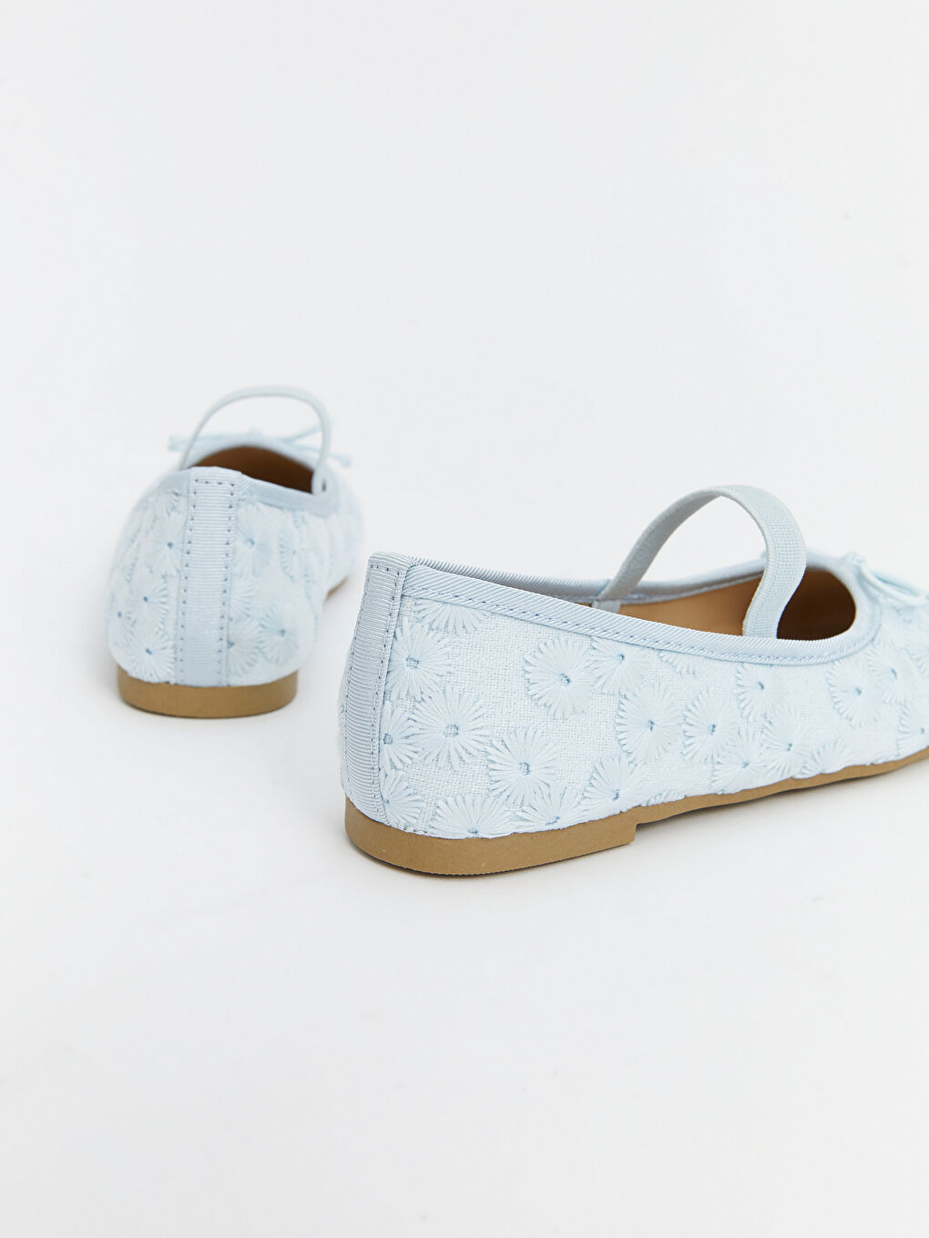 Embroidered Floral Girls' Ballet Flats -S5CI64Z4-YX7