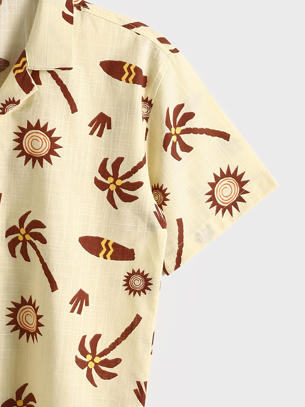 Patterned Boys' Shirt -S5CJ00Z4-LQB