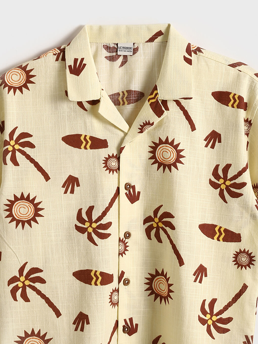 Patterned Boys' Shirt -S5CJ00Z4-LQB