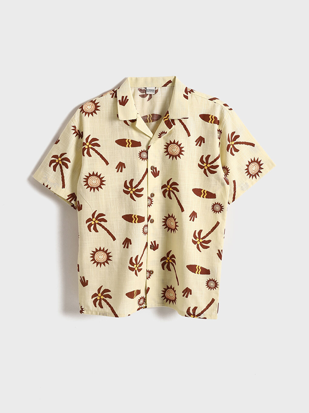 Patterned Boys' Shirt -S5CJ00Z4-LQB