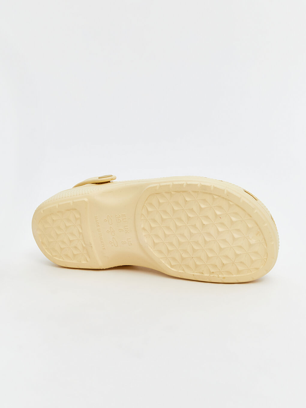 Sarı Baskılı Kadın Plaj Sandaleti-3