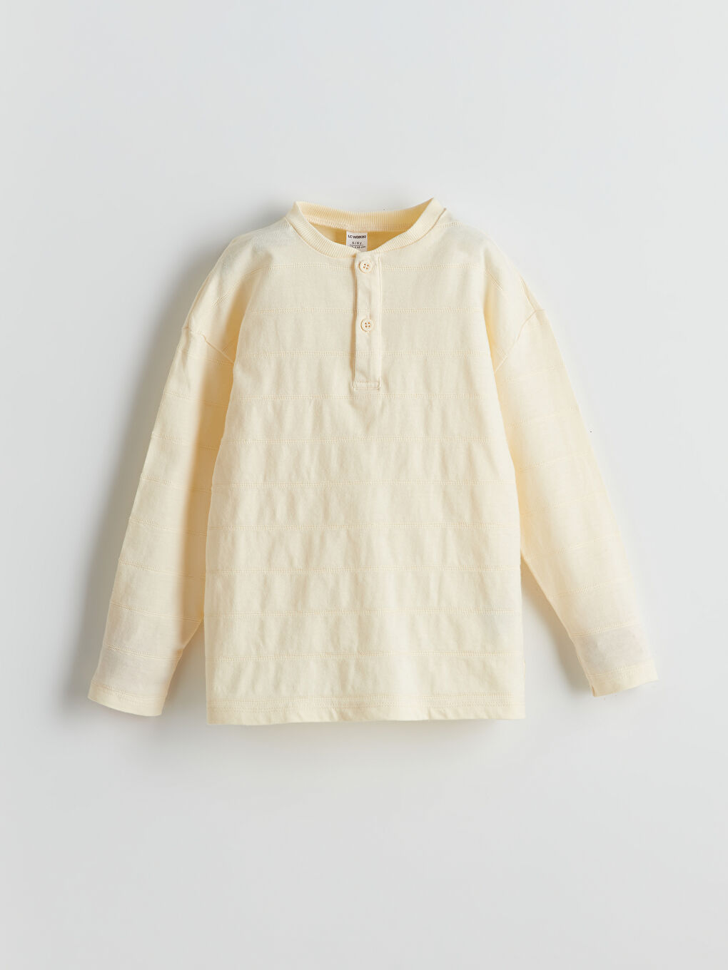 Bej Beli Lastikli Erkek Çocuk Pantolon-2