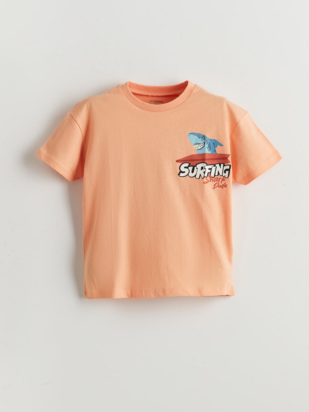 LCW Kids Тениска с кръгло деколте и принт за момчета -S5CL08Z1-G6Y