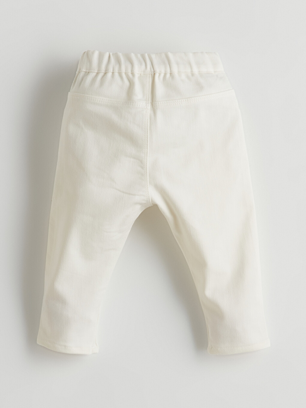 Ekru Erkek Bebek Gabardin Pantolon-2