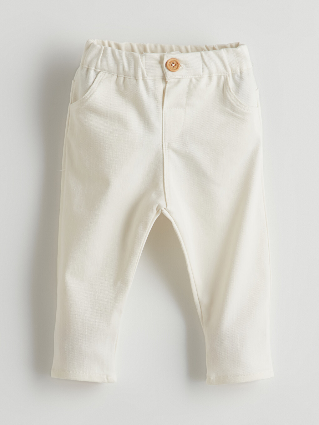 Ekru Erkek Bebek Gabardin Pantolon