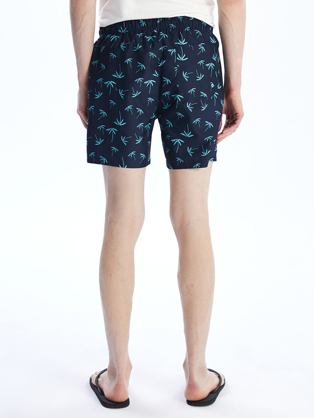 Short Patterned Men's Swimming Shorts -S5CL25Z8-LSJ