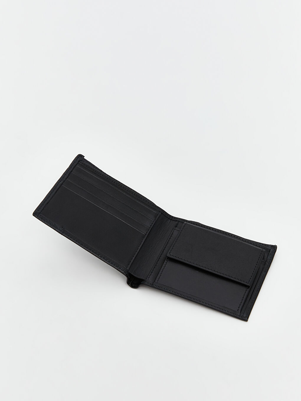 LCW ACCESSORIES Siyah Hakiki Deri Erkek Cüzdan - 1