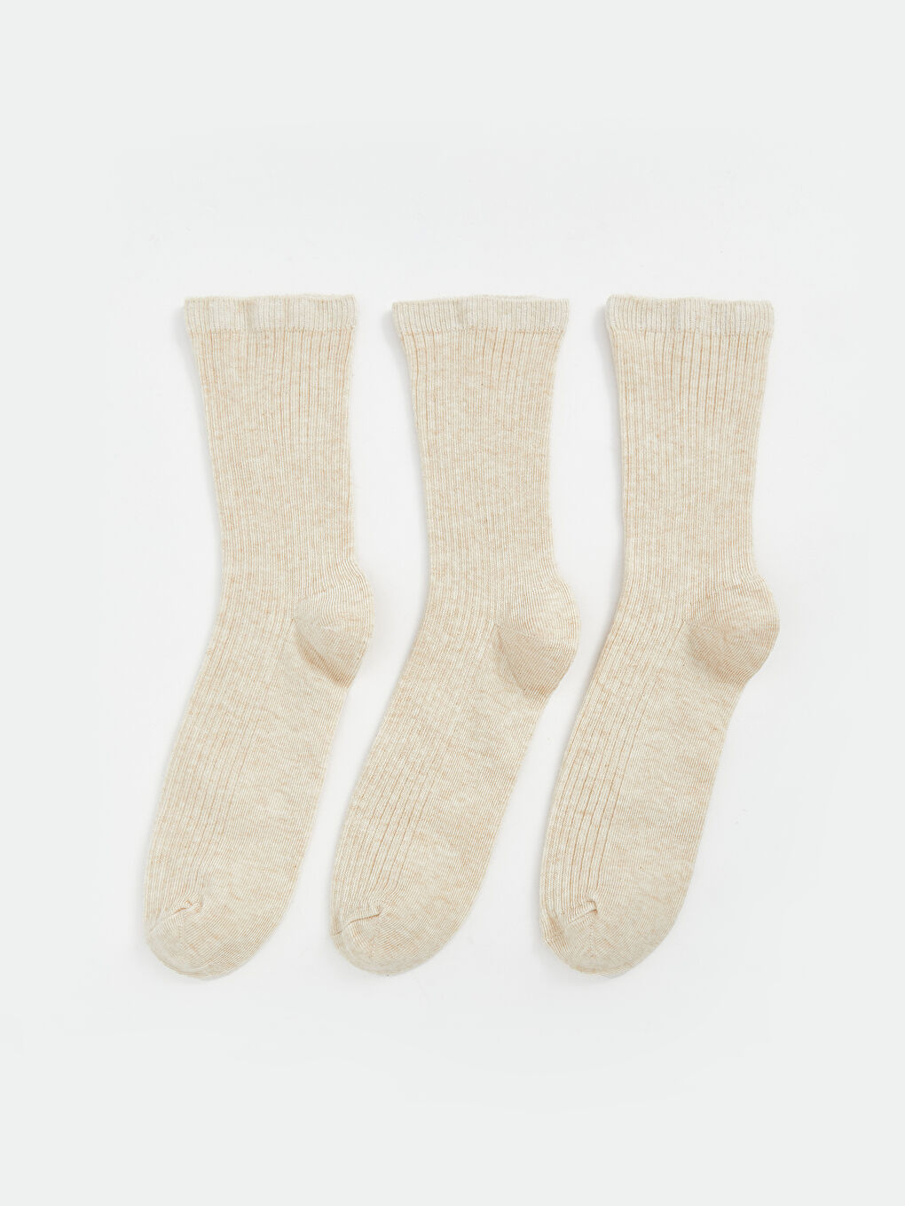 جوارب كاحل سادة للسيدات - ٣ قطع