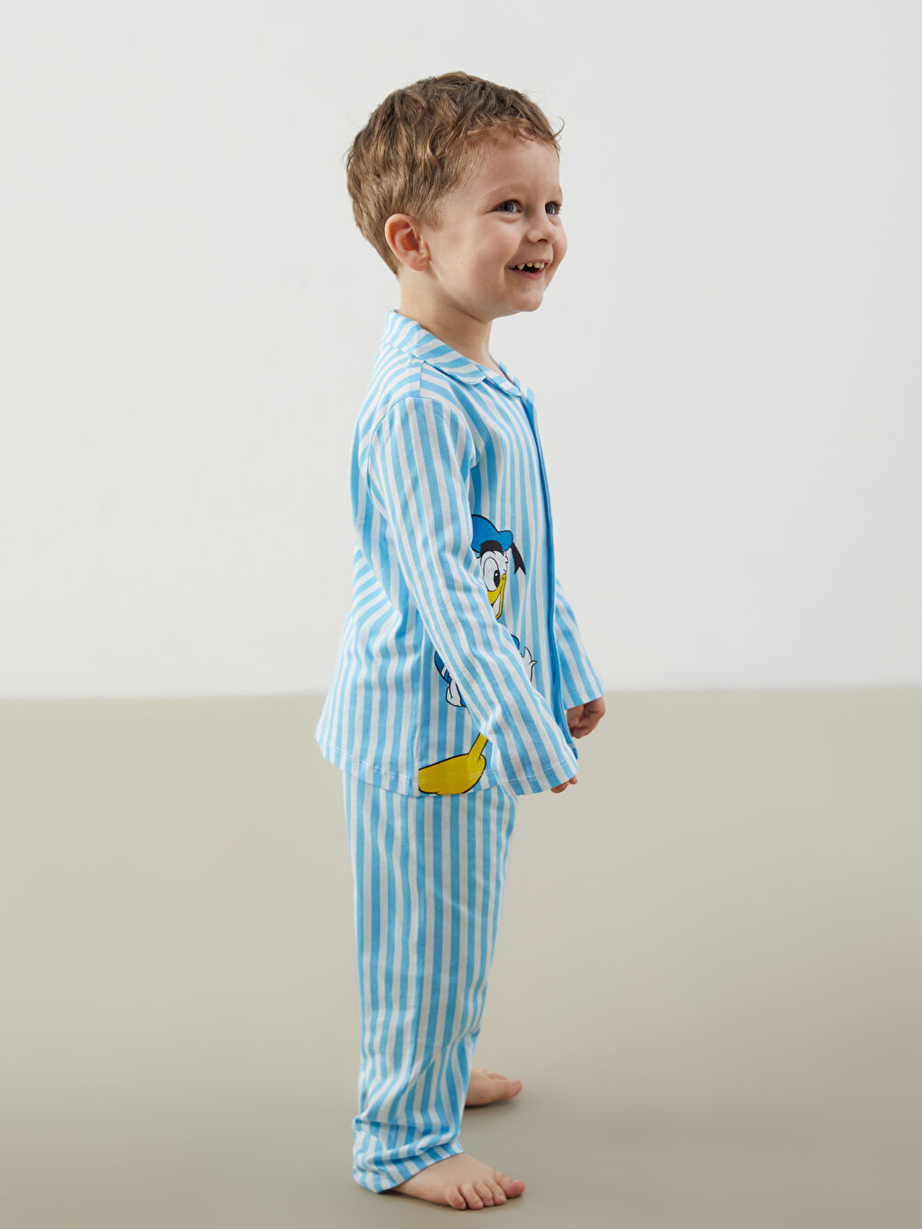 Donald Duck Printed Baby Boys' Pyjama Set -S5CN35Z1-LRA
